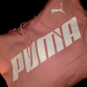Puma Pink White Hoodie NWOT